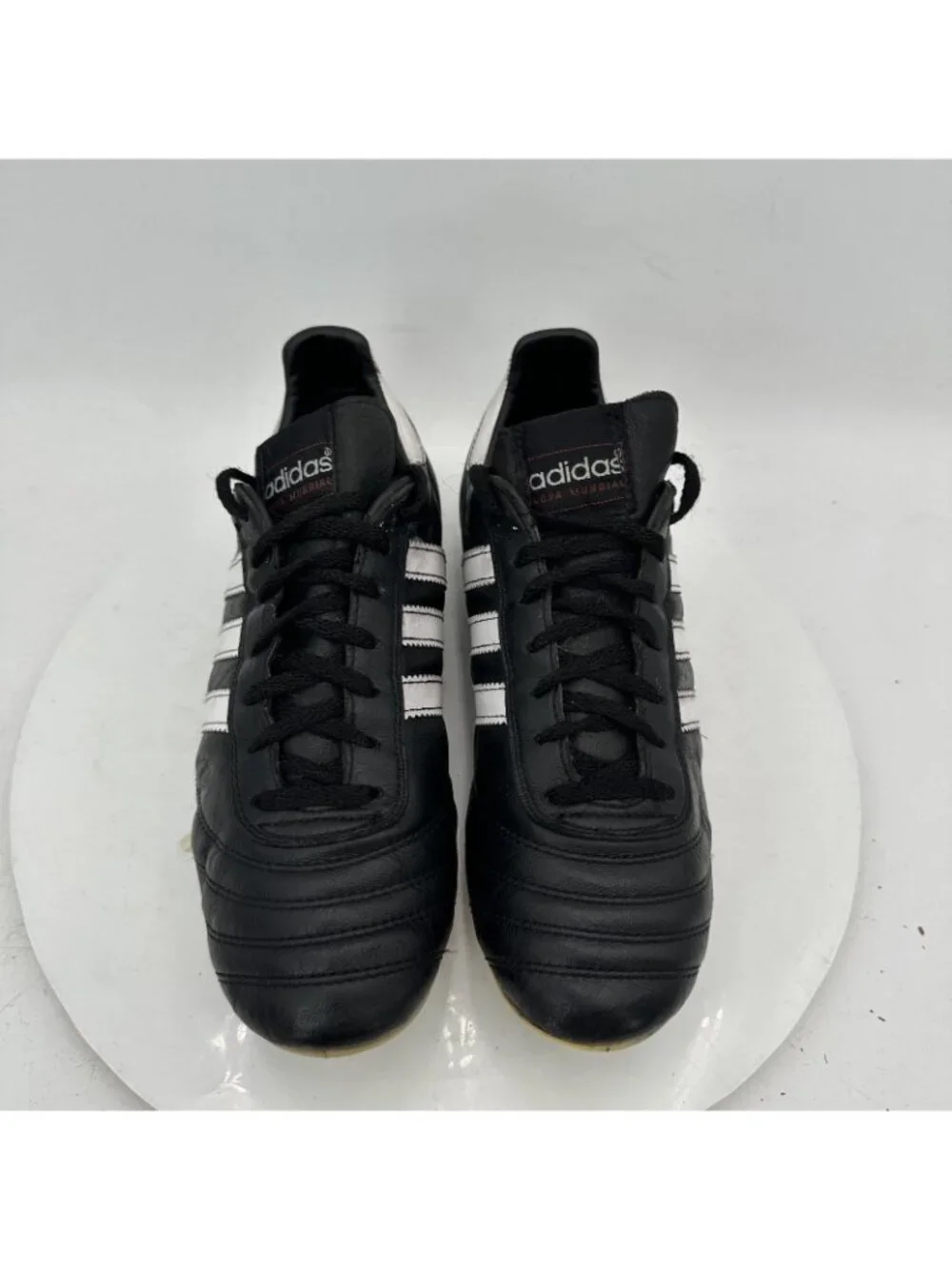 Adidas Copa Mundial Men Size 7 015110 Black White Leather Soccer Cleats Shoes - Picture 3 of 11